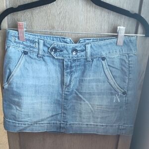 American Eagle Outfitters Blue Denim Mini Skirt
